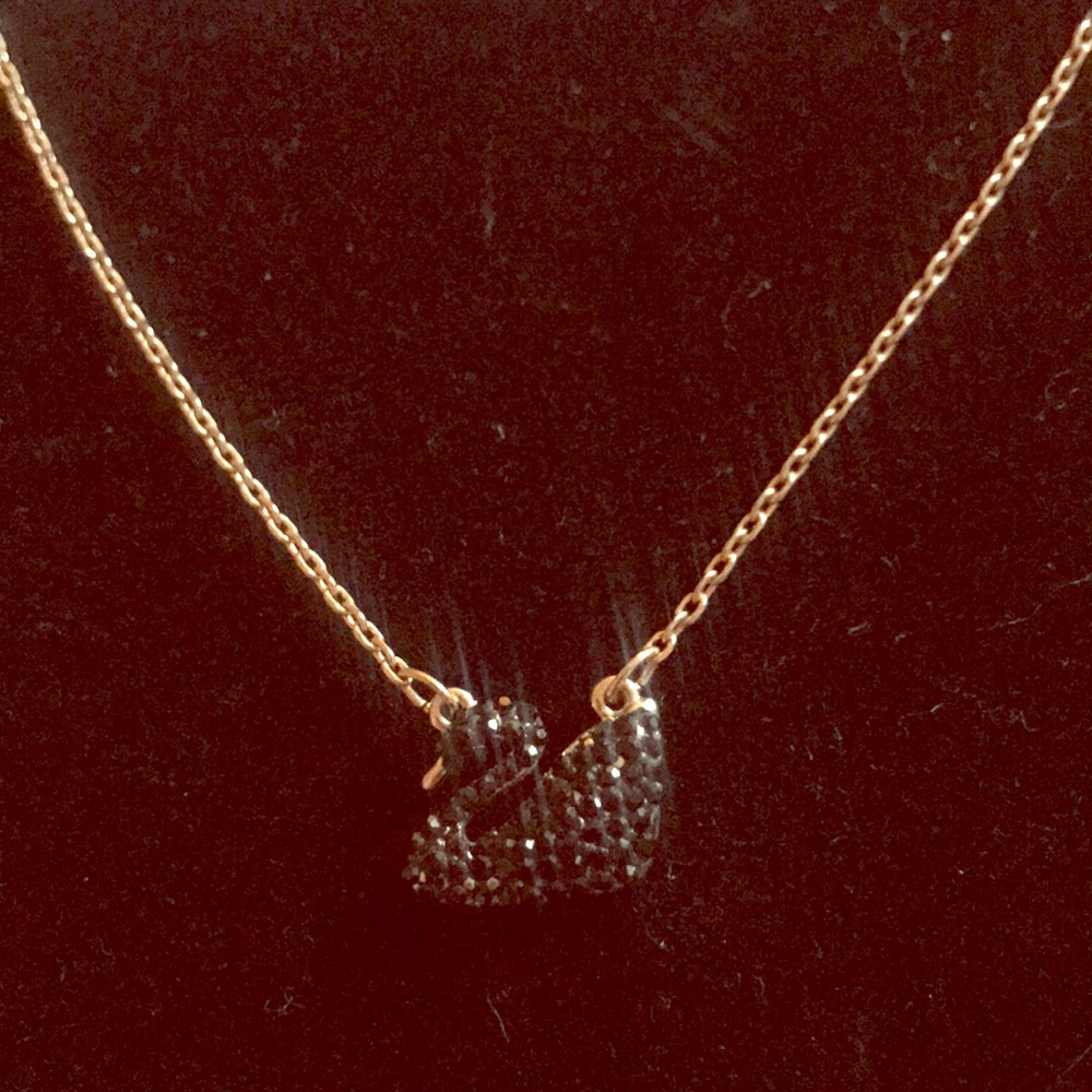 Black swan necklace